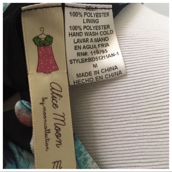 ‼️SOLD‼️ Alice Moon Feather Fit & Flare Dress - Picture 4 of 5